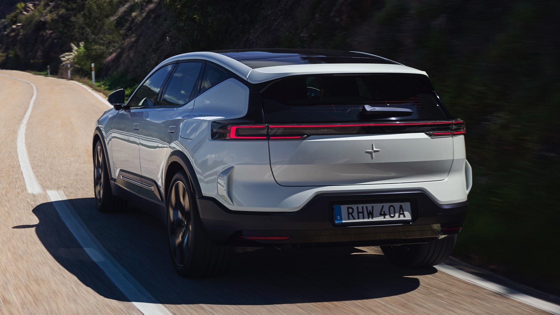 Polestar 3 rear driving