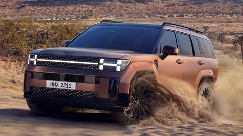 Hyundai Santa Fe dune bashing